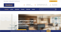 Desktop Screenshot of handmet.pl